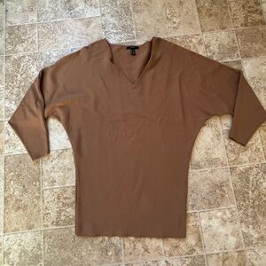 Forever 21 Camel Knit Sweater Dress